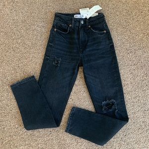 NWT ZARA HIGH RISE JEANS